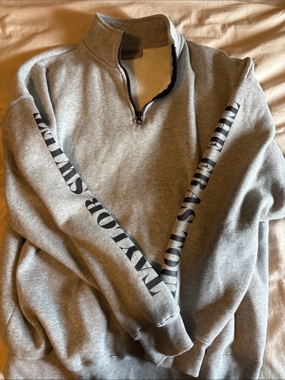 Taylor Swift Eras Tour 3/4 neck zip up